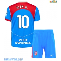 Camisa de time de futebol Atletico Madrid Alex Baena #10 Replicas 3º Equipamento Infantil 2025-26 Manga Curta (+ Calças curtas)